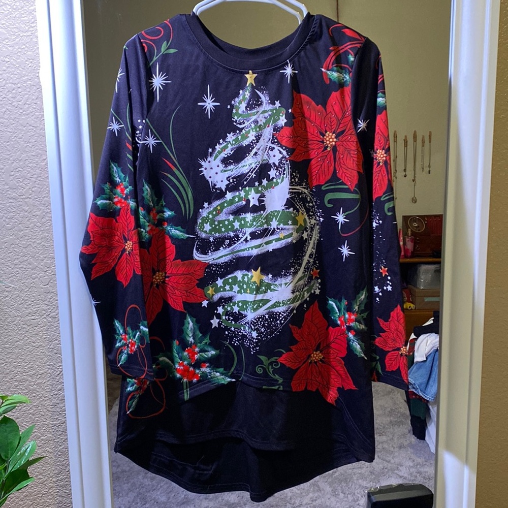 Christmas long sleeve top